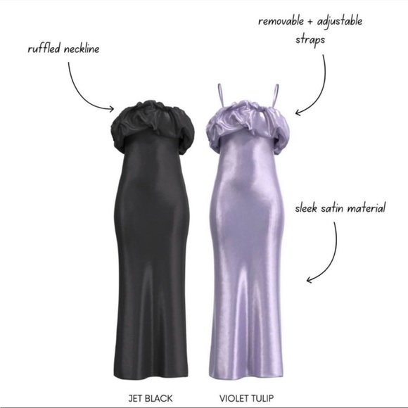 Dynamite x Nitsan Elizabeth Ruffle Off the Shoulder Maxi Dress - Picture 5 of 8